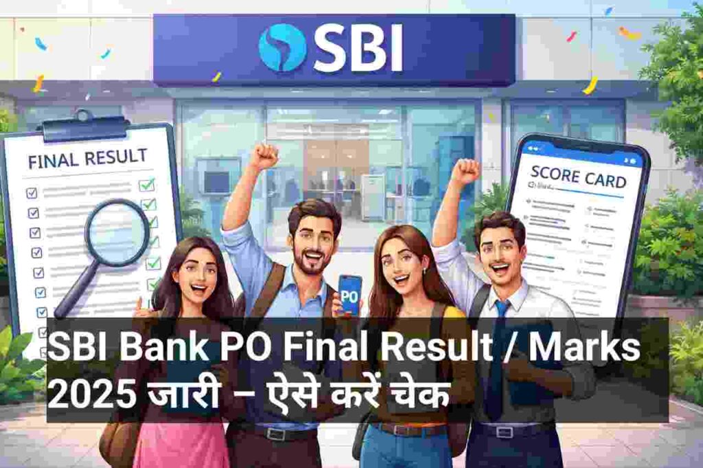 SBI Bank PO Final Result Marks 2025 जारी – ऐसे करें चेक