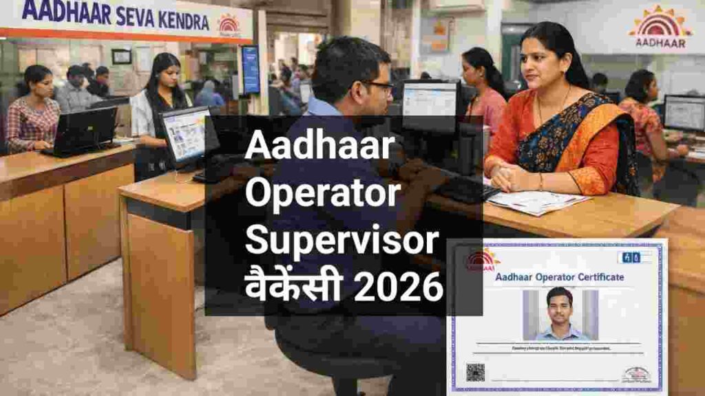 Aadhaar Operator Supervisor Bahali 2026