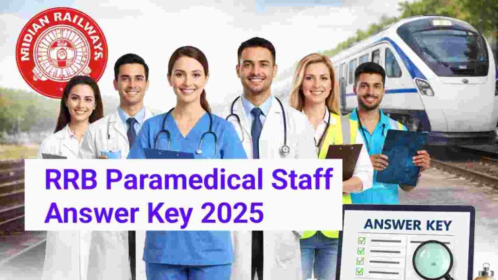 RRB Paramedical Staff Answer Key 2026